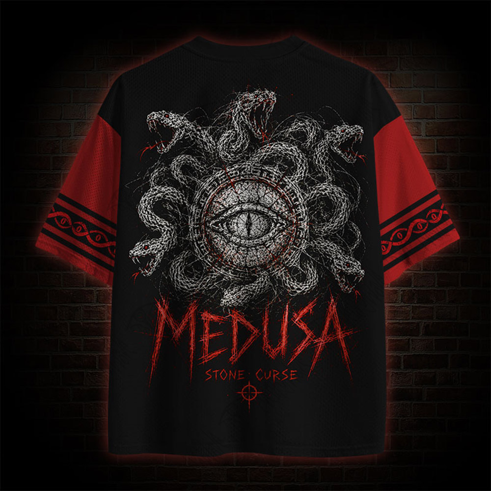 Evil Eye Greek Mythology Mesh Jersey