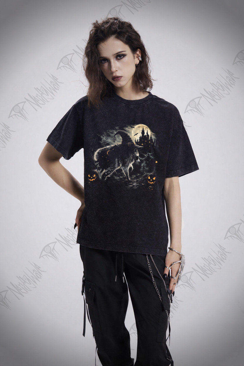 Jimothy Raccoon Halloween Washed T-shirt
