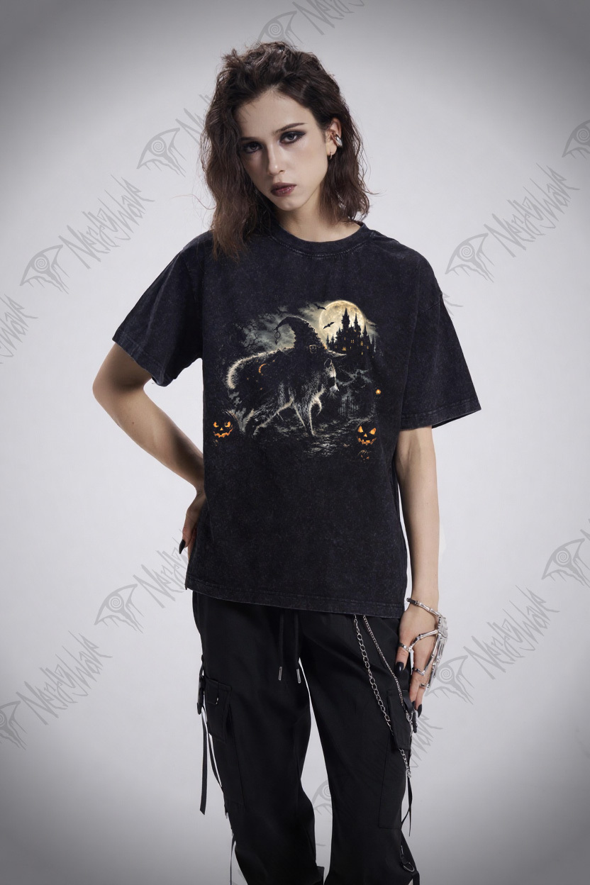 Jimothy Raccoon Halloween Washed T-shirt