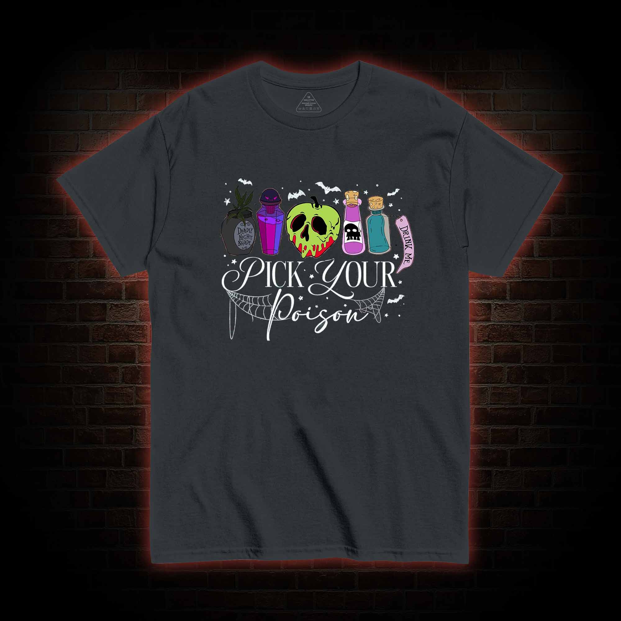 Pick Your Poison Halloween T-shirt