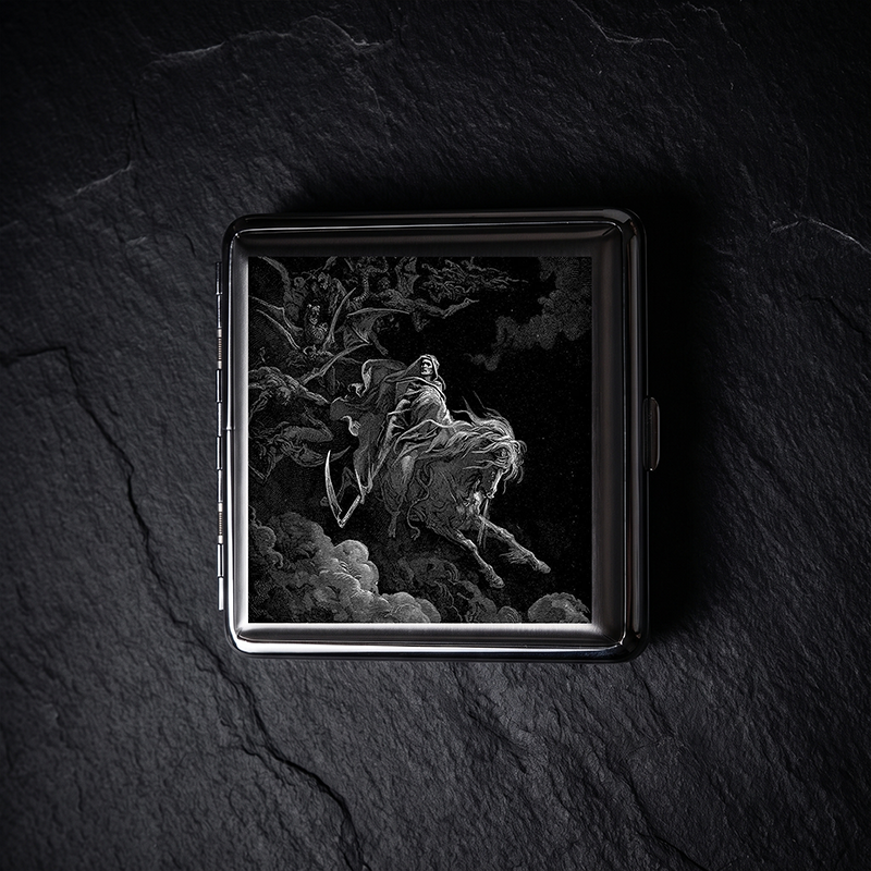 Death on the Pale Horse Compressed Cigarette Box