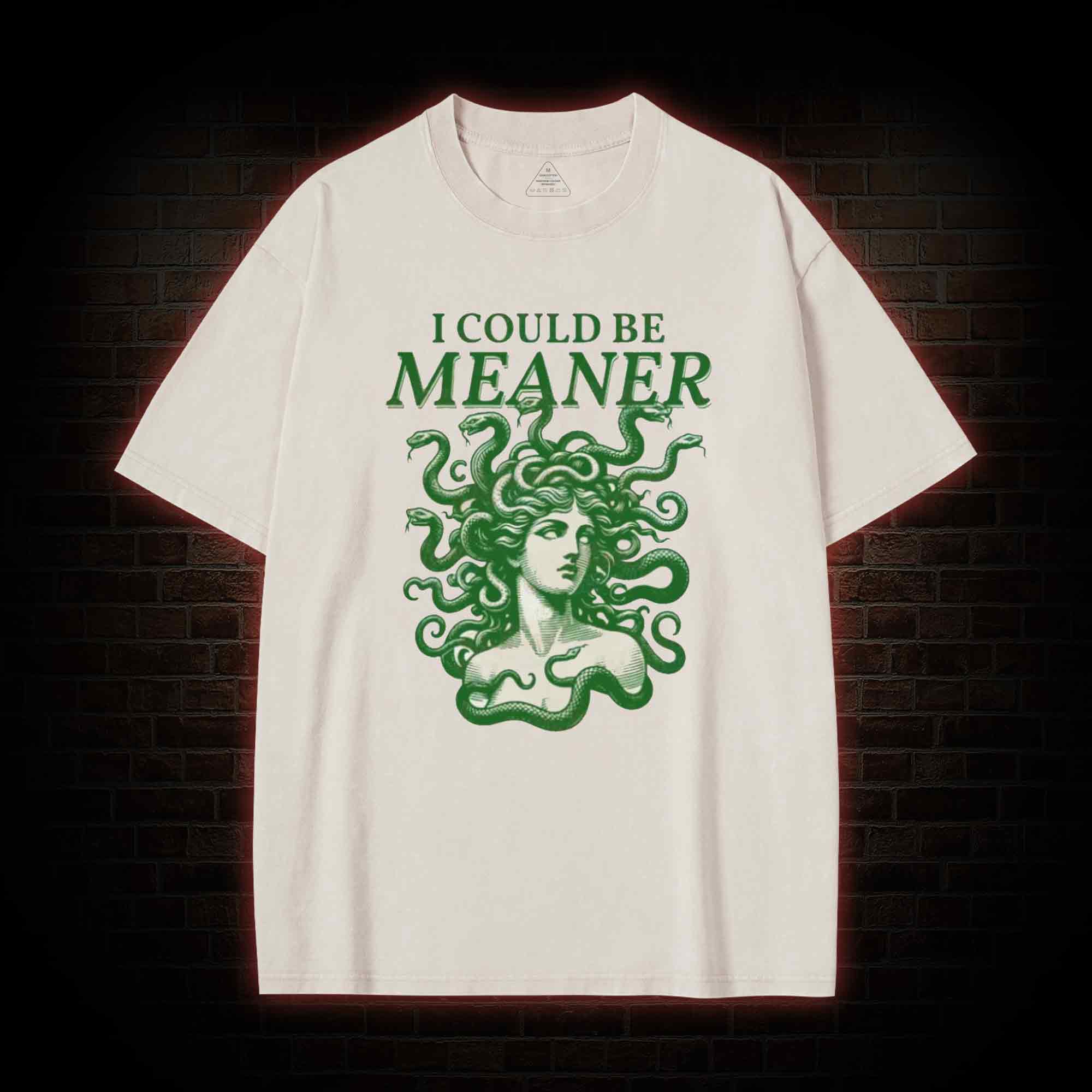 I Could be Meaner Washed T-shirt