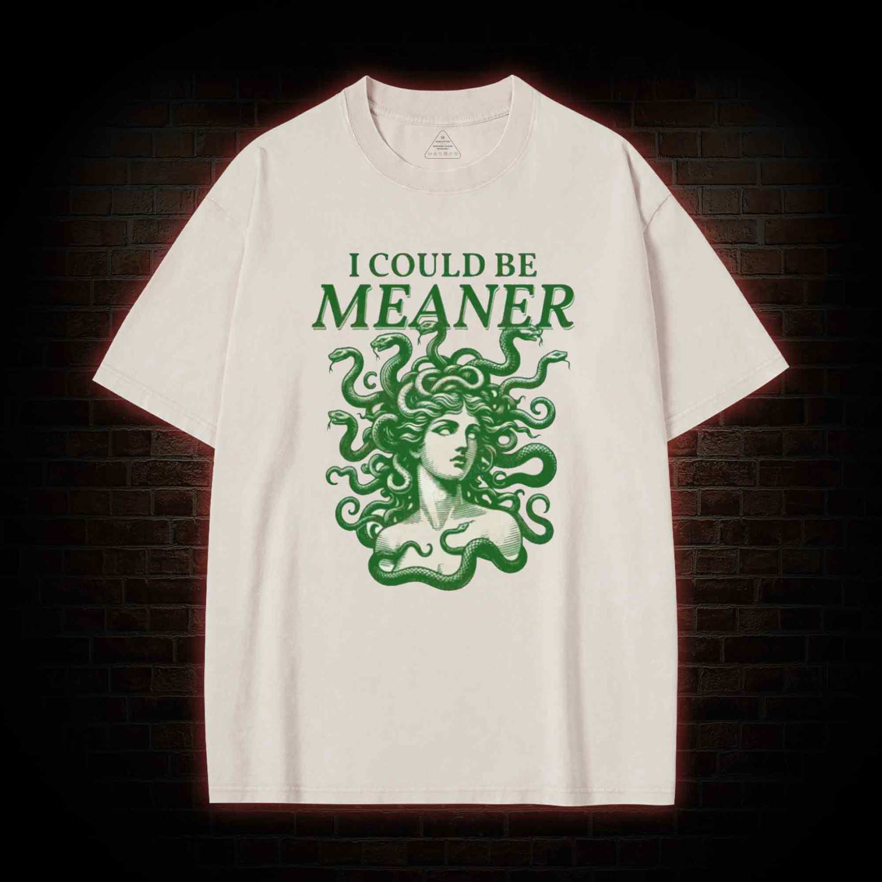 I Could be Meaner Washed T-shirt