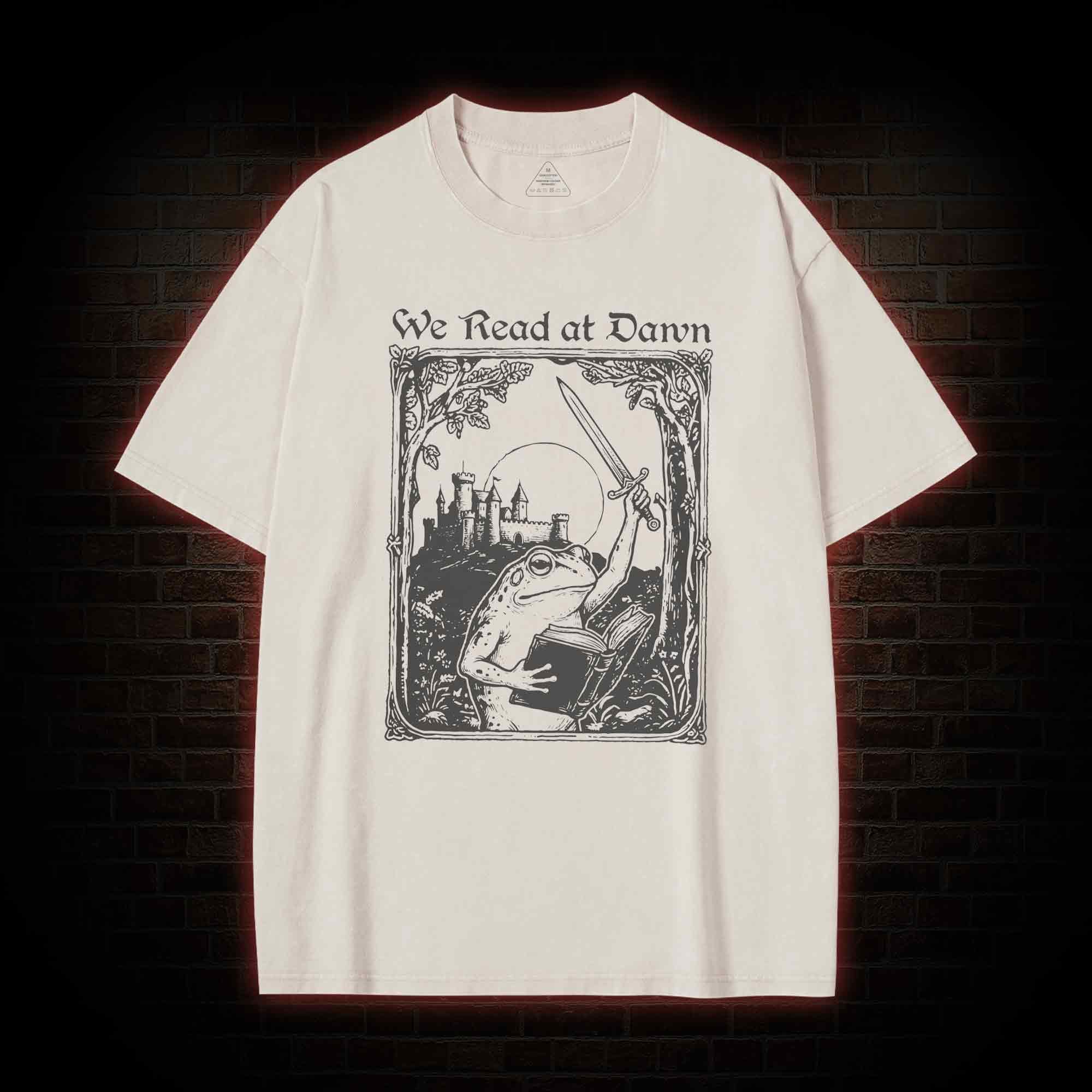 We Read at Dawn Washed T-shirt