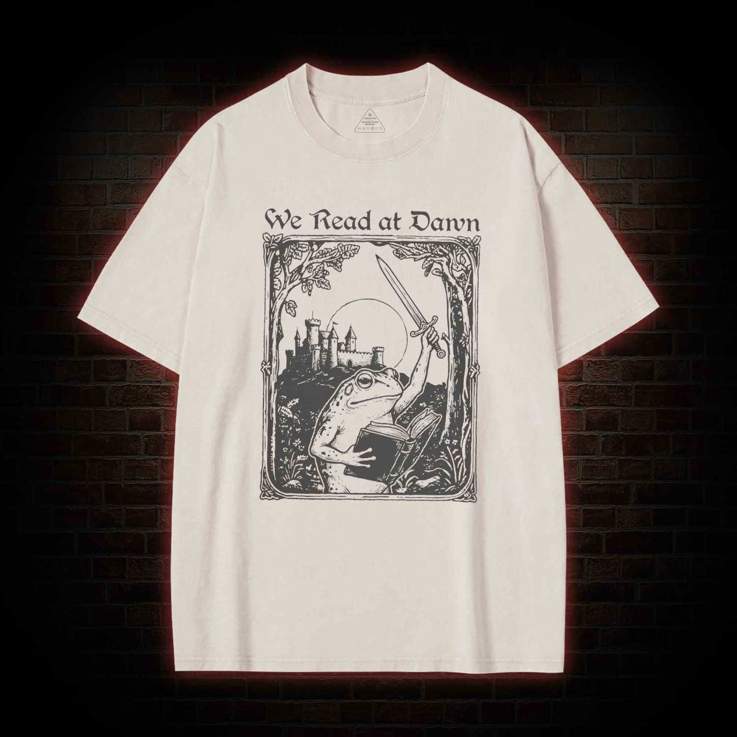 We Read at Dawn Washed T-shirt