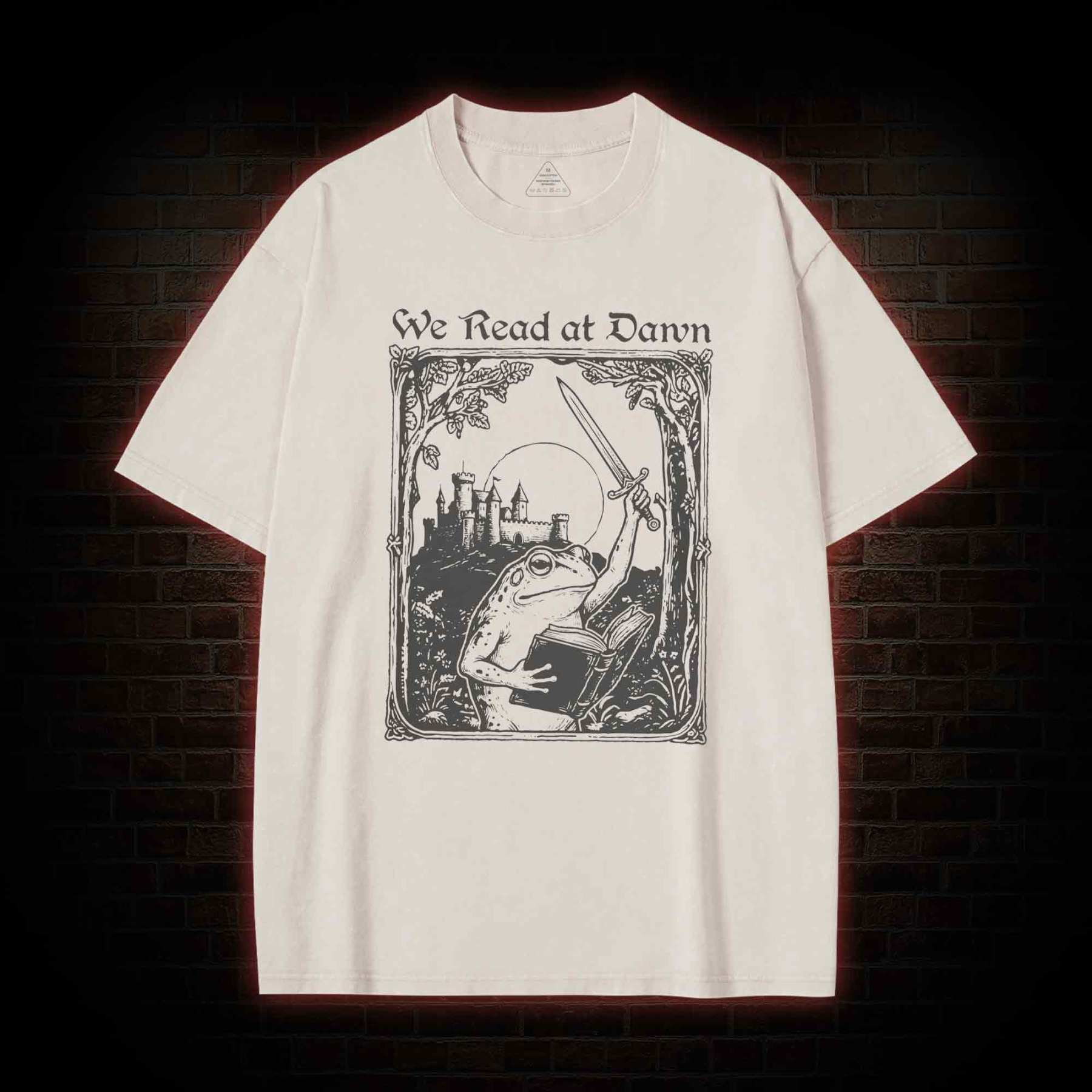 We Read at Dawn Washed T-shirt