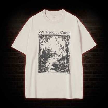 We Read at Dawn Washed T-shirt