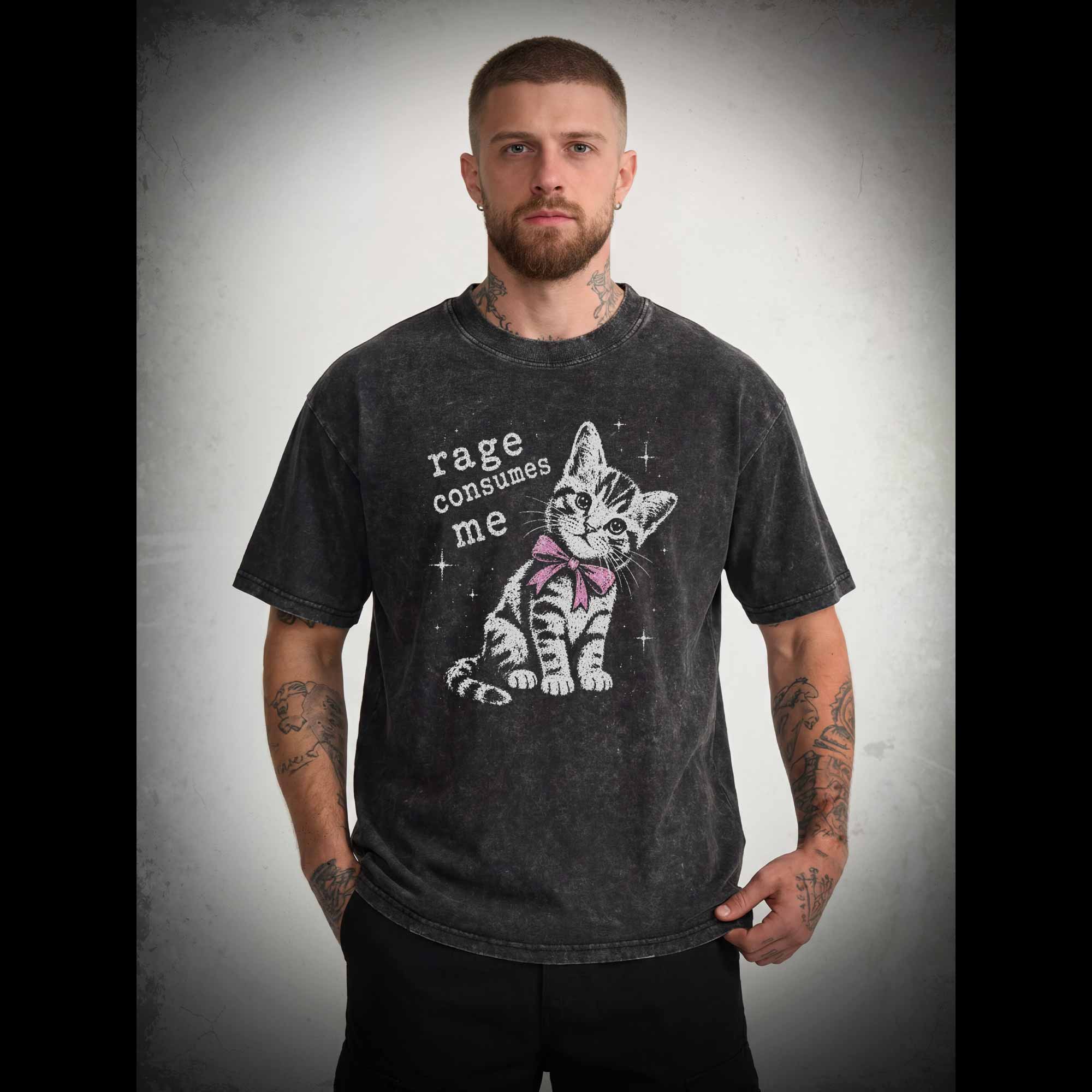 Rage Consumes Me Washed T-shirt