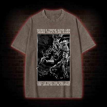 Artorias the Abysswalker Washed T-shirt