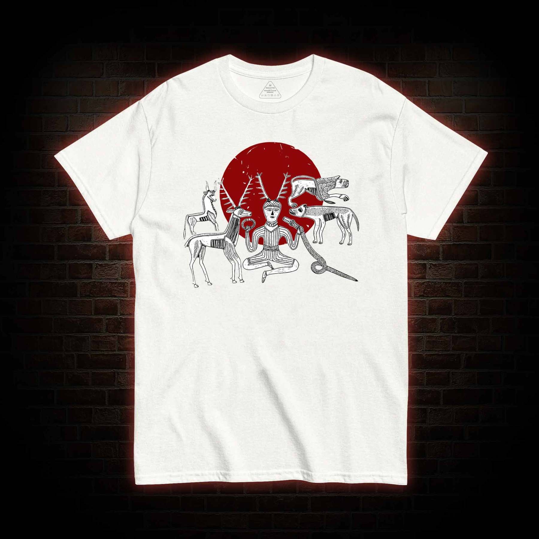 Cernunnos Horned God Halo T-shirt