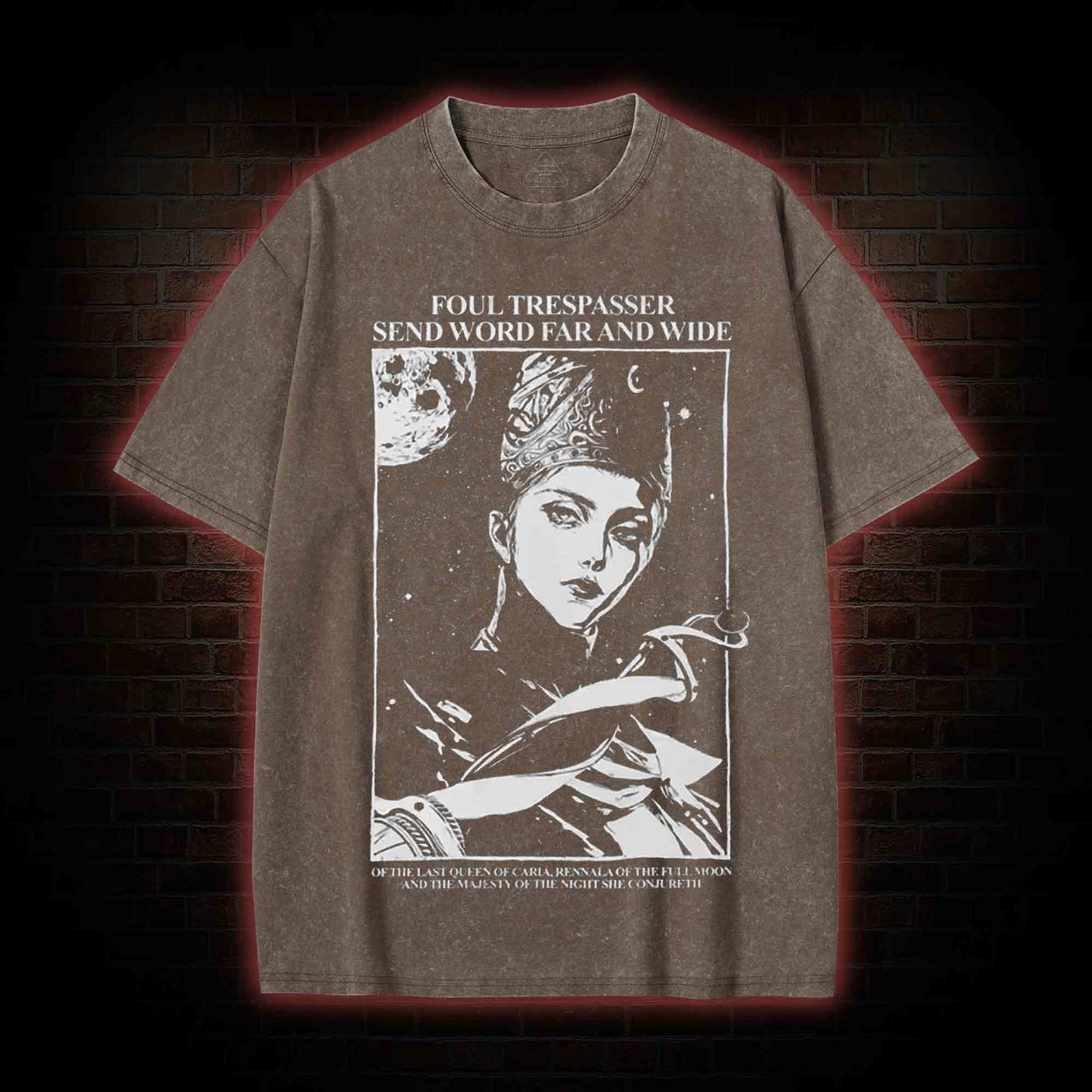 Powerful Sorceress Washed T-shirt