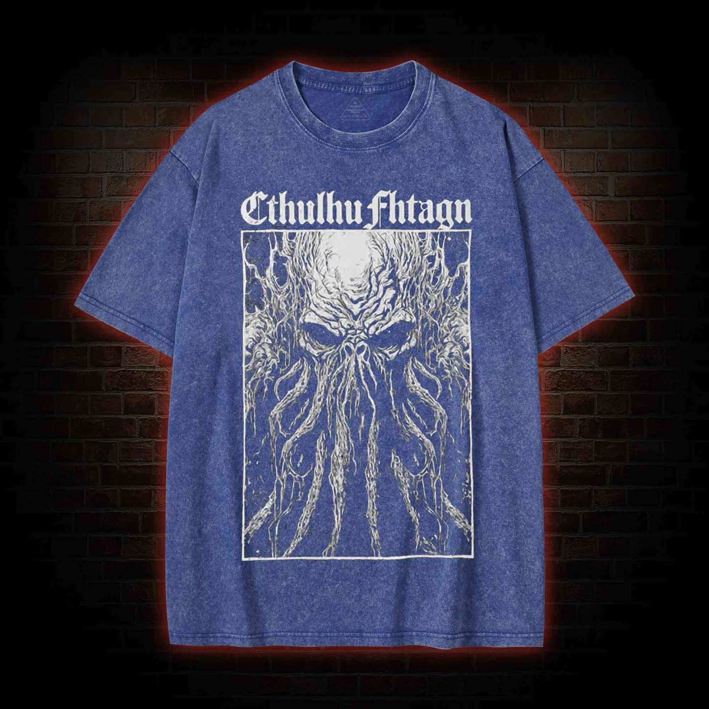 Cthulhu Fhtagn Washed T-shirt