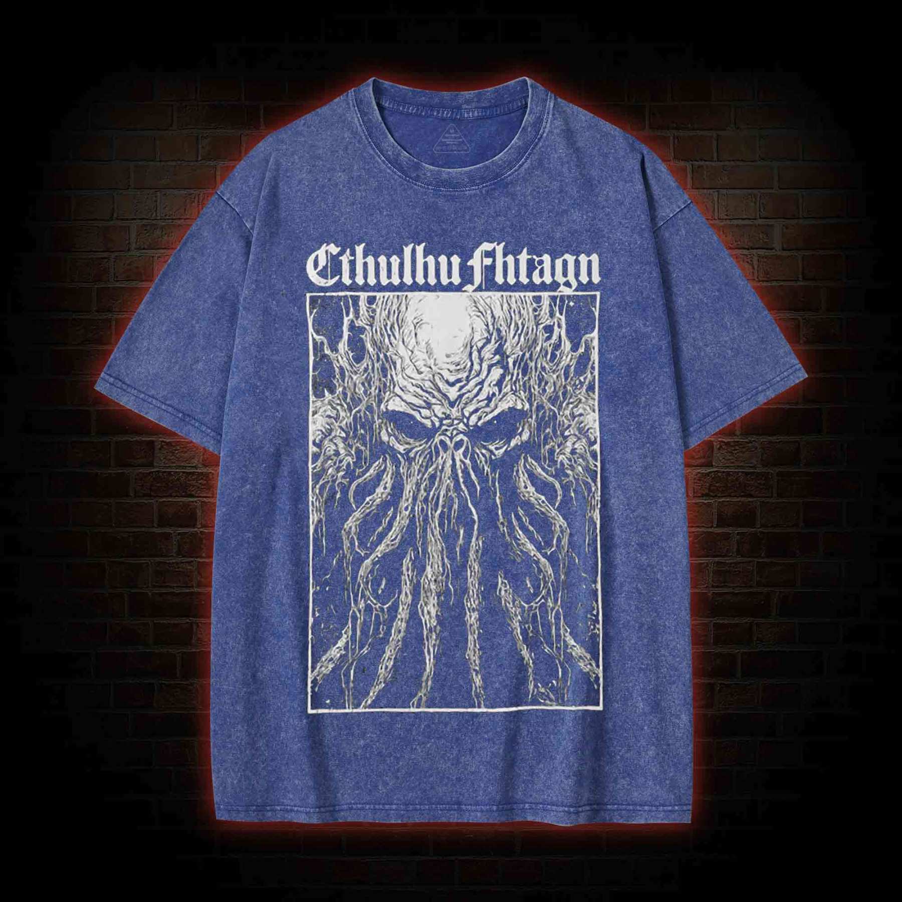 Cthulhu Fhtagn Washed T-shirt