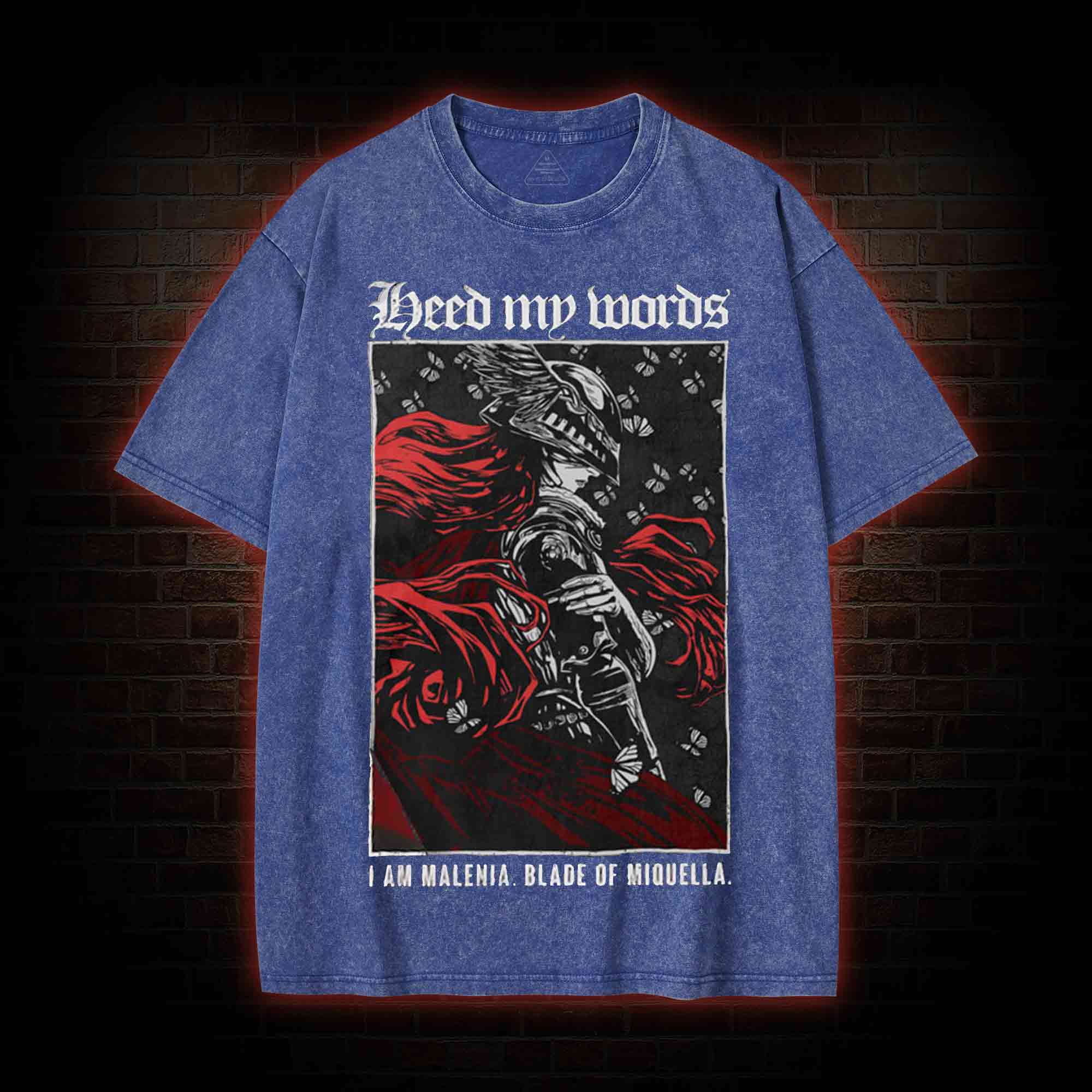 Heed My Words Struggler Washed T-shirt