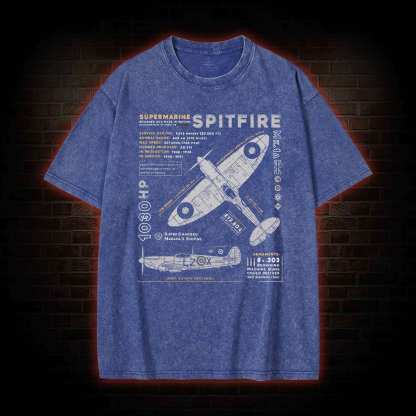 Royal Air Force Marlin Figher Washed T-shirt