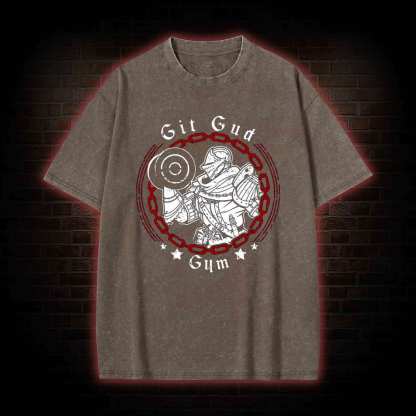Git Gud Gym Washed T-shirt