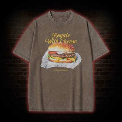 Royale With Cheese Washed T-shirt