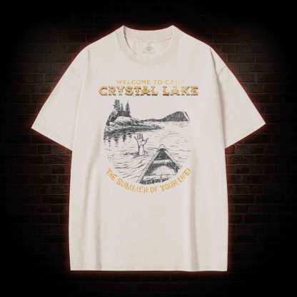 Camp Crystal Lake Washed T-shirt