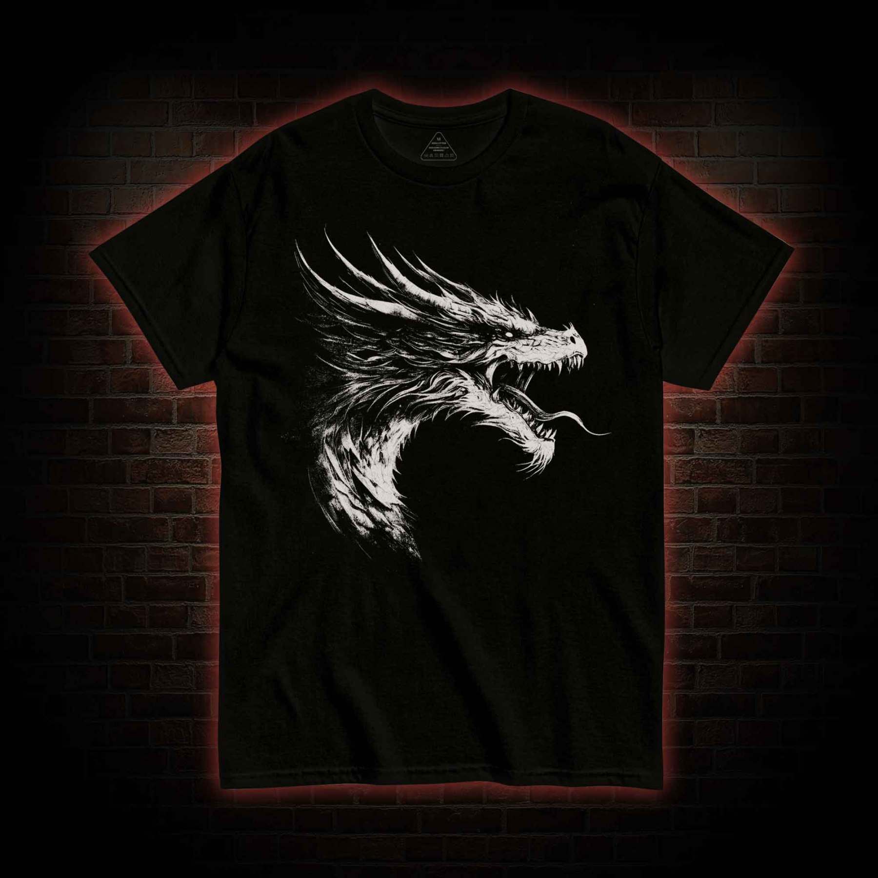 Dragon Vintage T-shirt with Dark Style