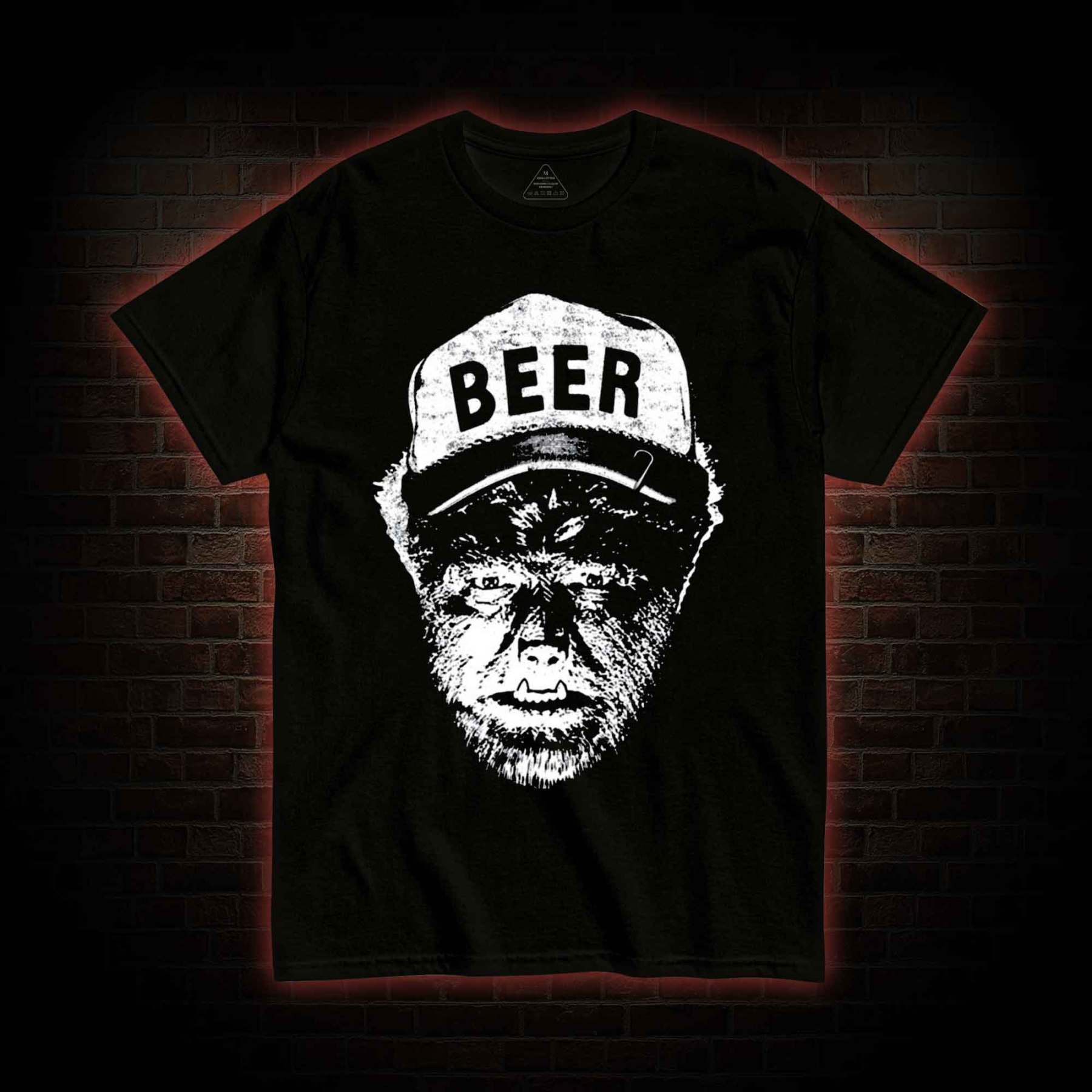 Beer Wolfman T-shirt with Dark Style