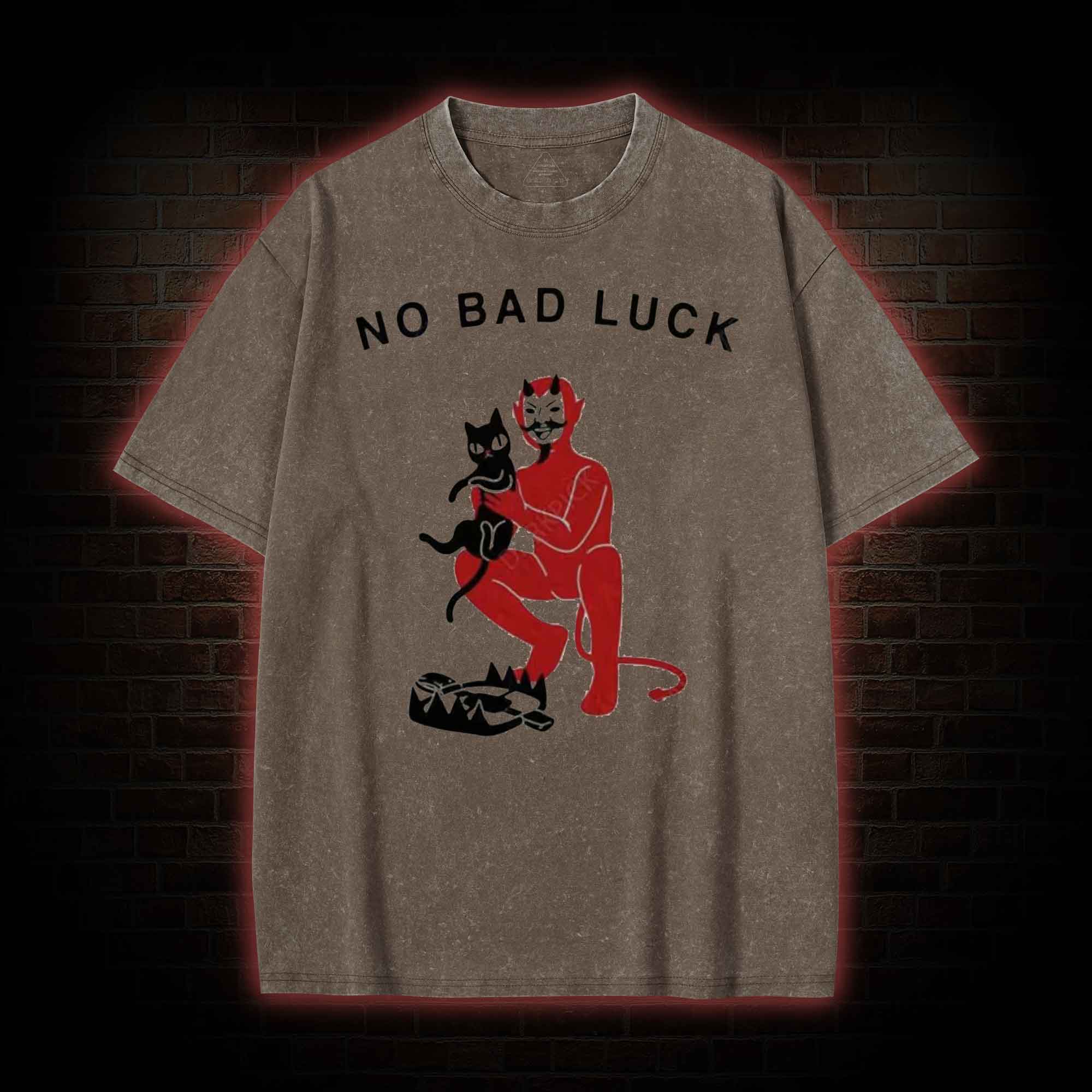 No Bad Luck Washed T-shirt