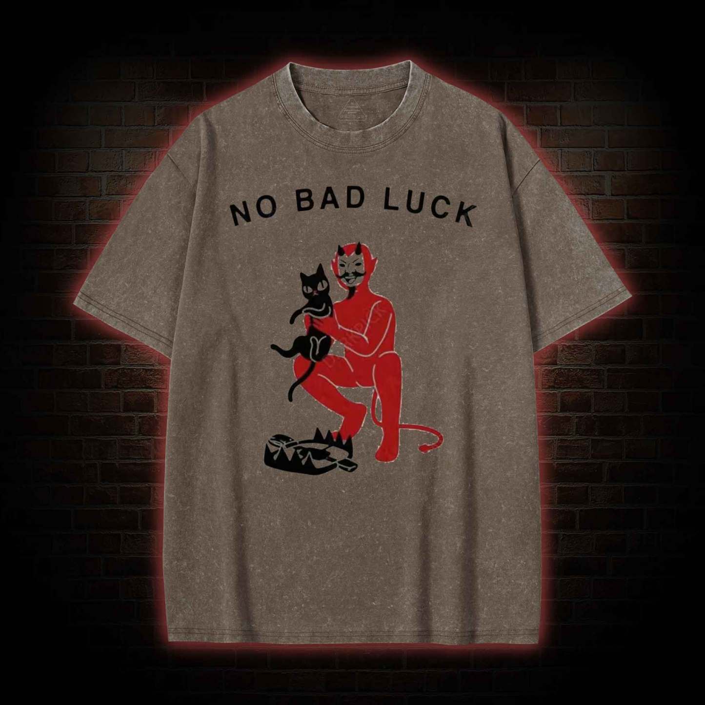 No Bad Luck Washed T-shirt