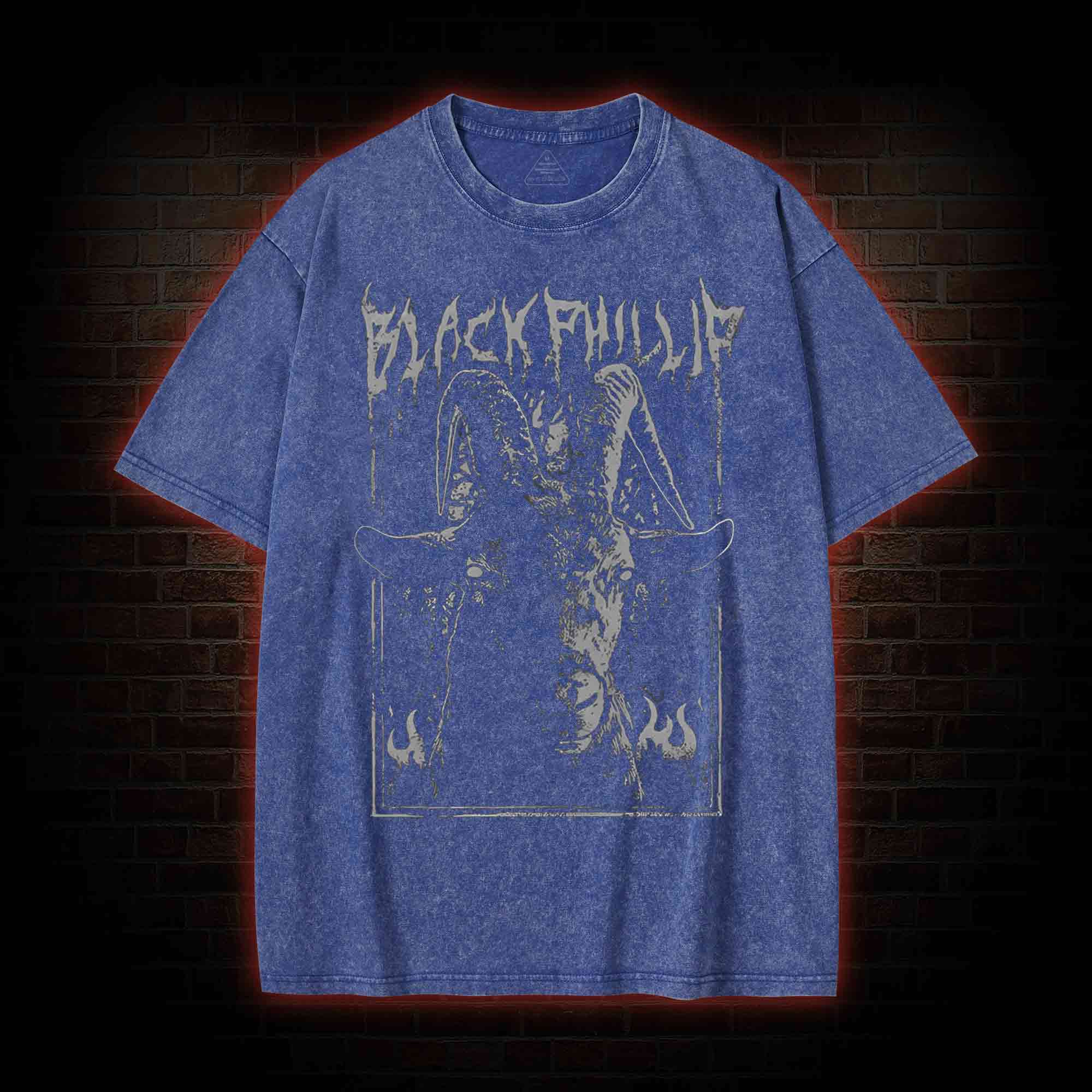 Black Phillip Washed T-shirt