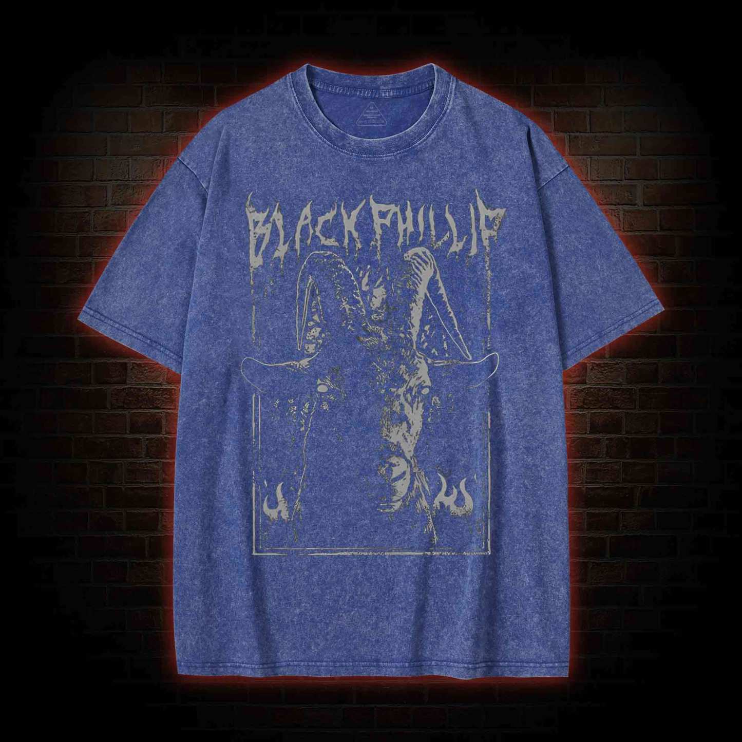 Black Phillip Washed T-shirt