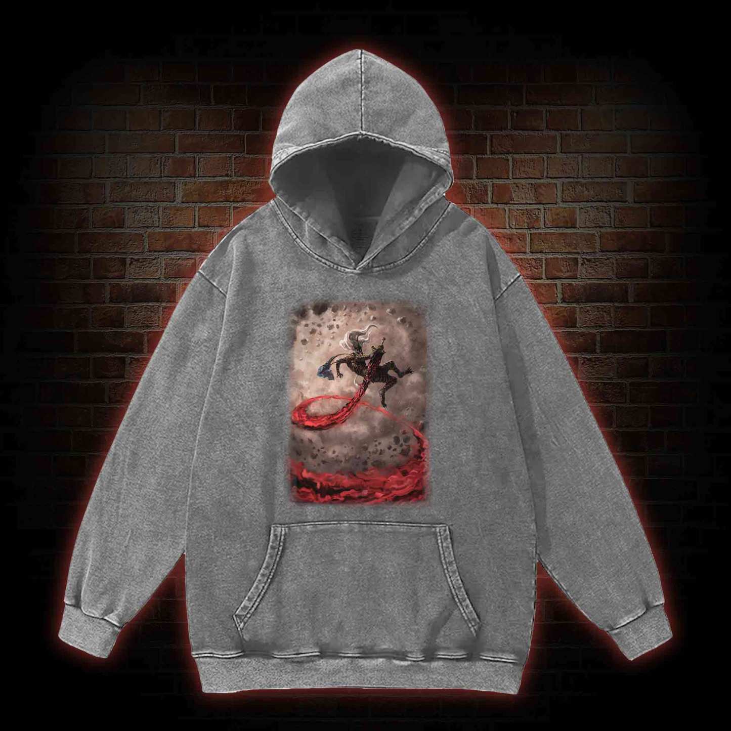 Blood Sword Washed Hoodie
