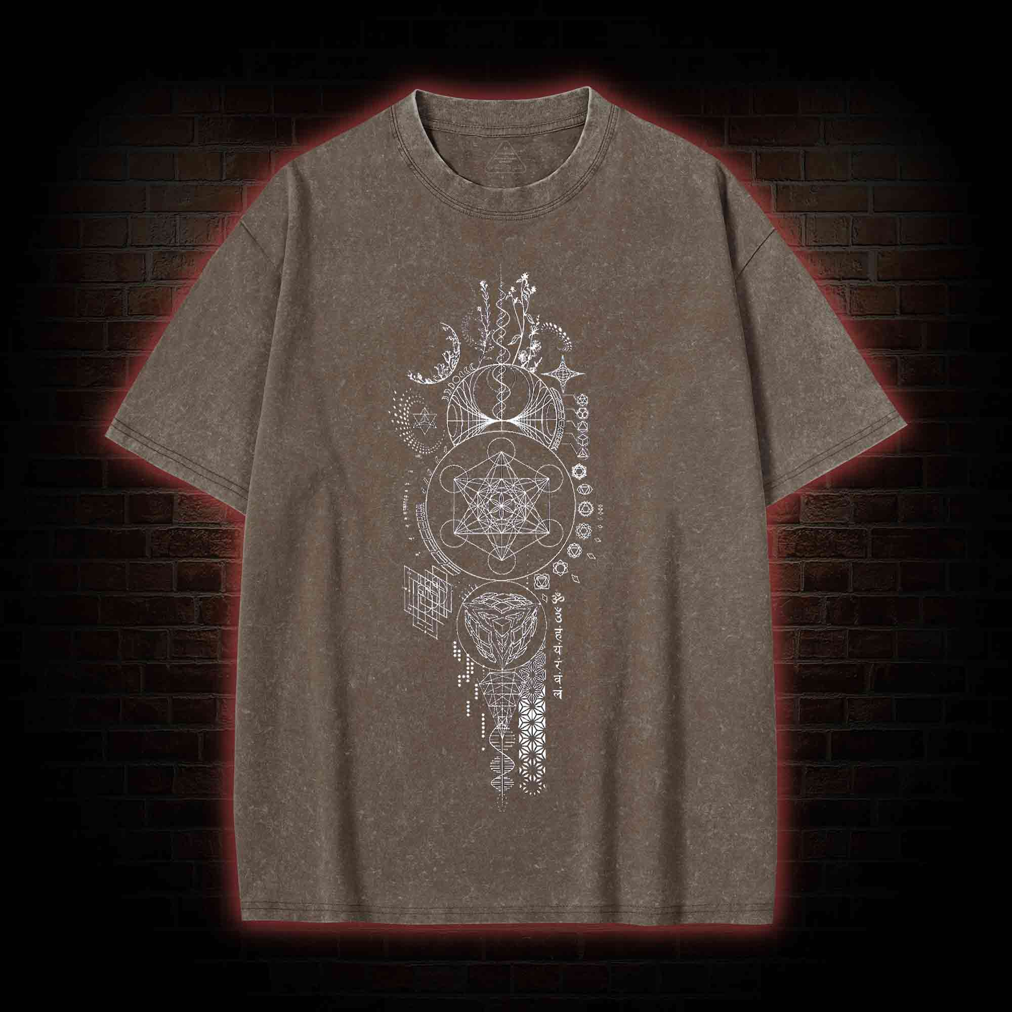 Sacred Geometry Washed T-shirt