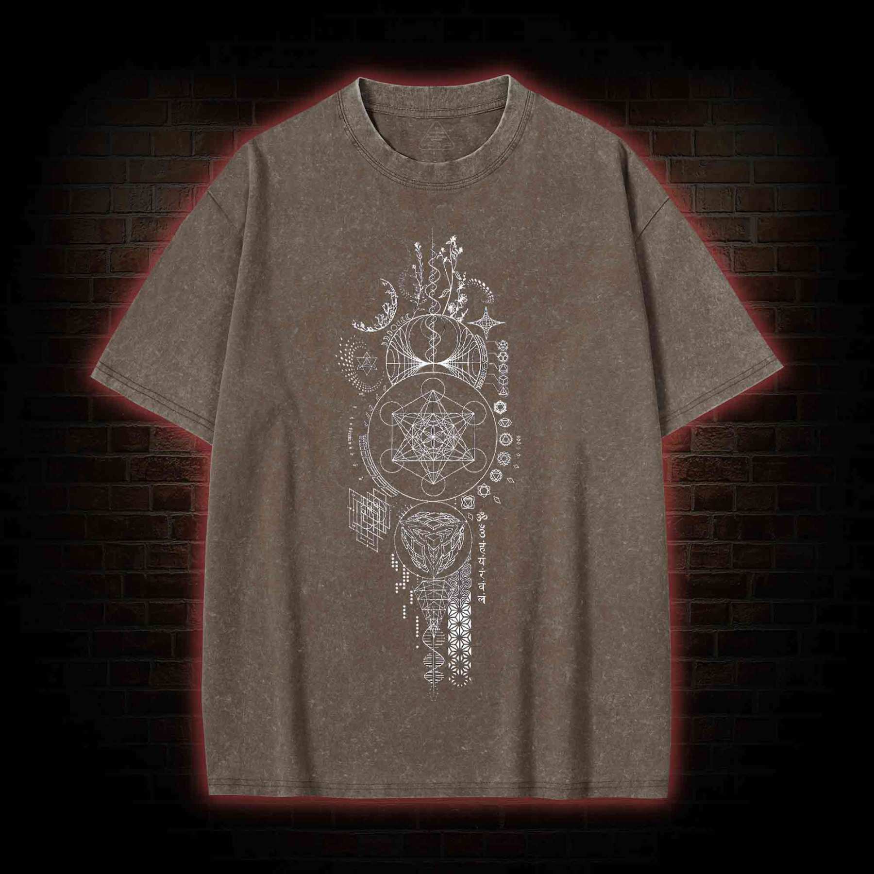 Sacred Geometry Washed T-shirt