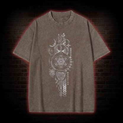 Sacred Geometry Washed T-shirt