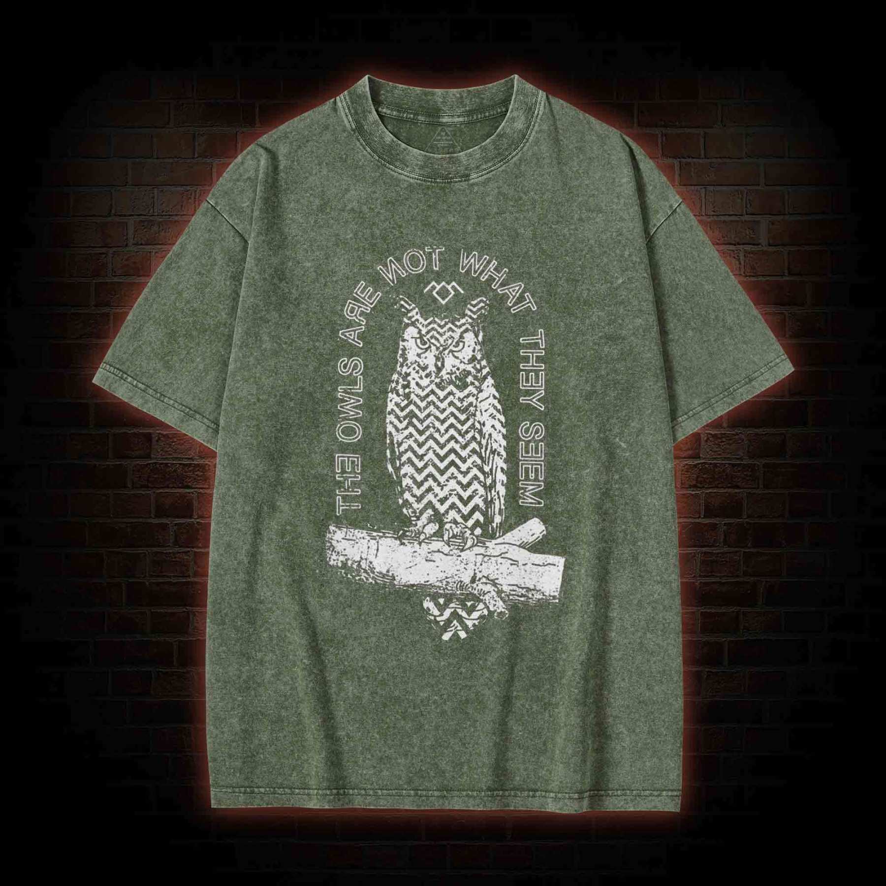 The Owls Are Not What They Seem Washed T-shirt
