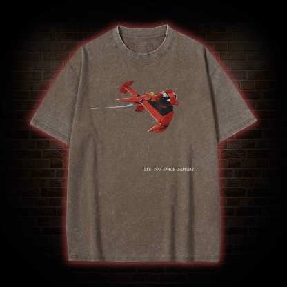See You Space Samurai Washed T-shirt