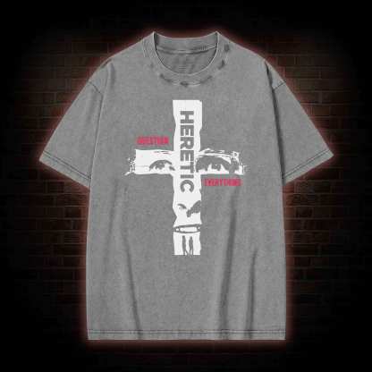 Question Everything Washed T-shirt