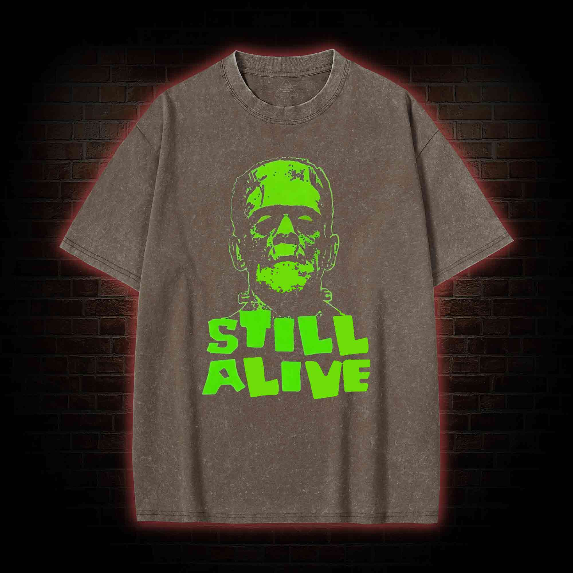 Still Alive Washed T-shirt