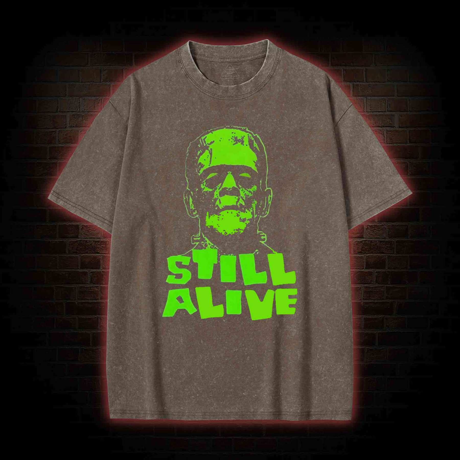 Still Alive Washed T-shirt