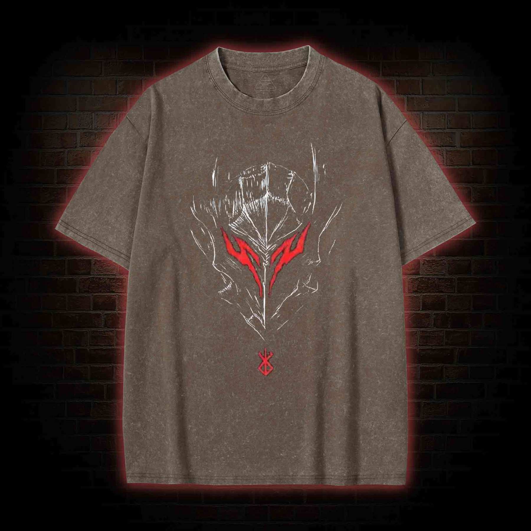 Berserker Mask Washed T-shirt