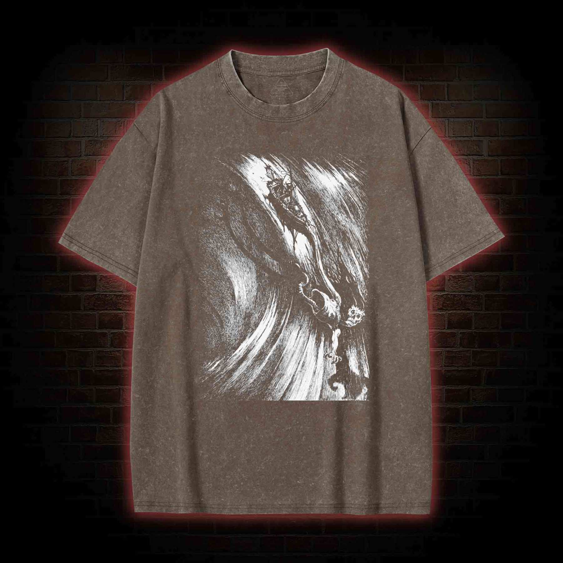A Descent into the Maelström Washed T-shirt