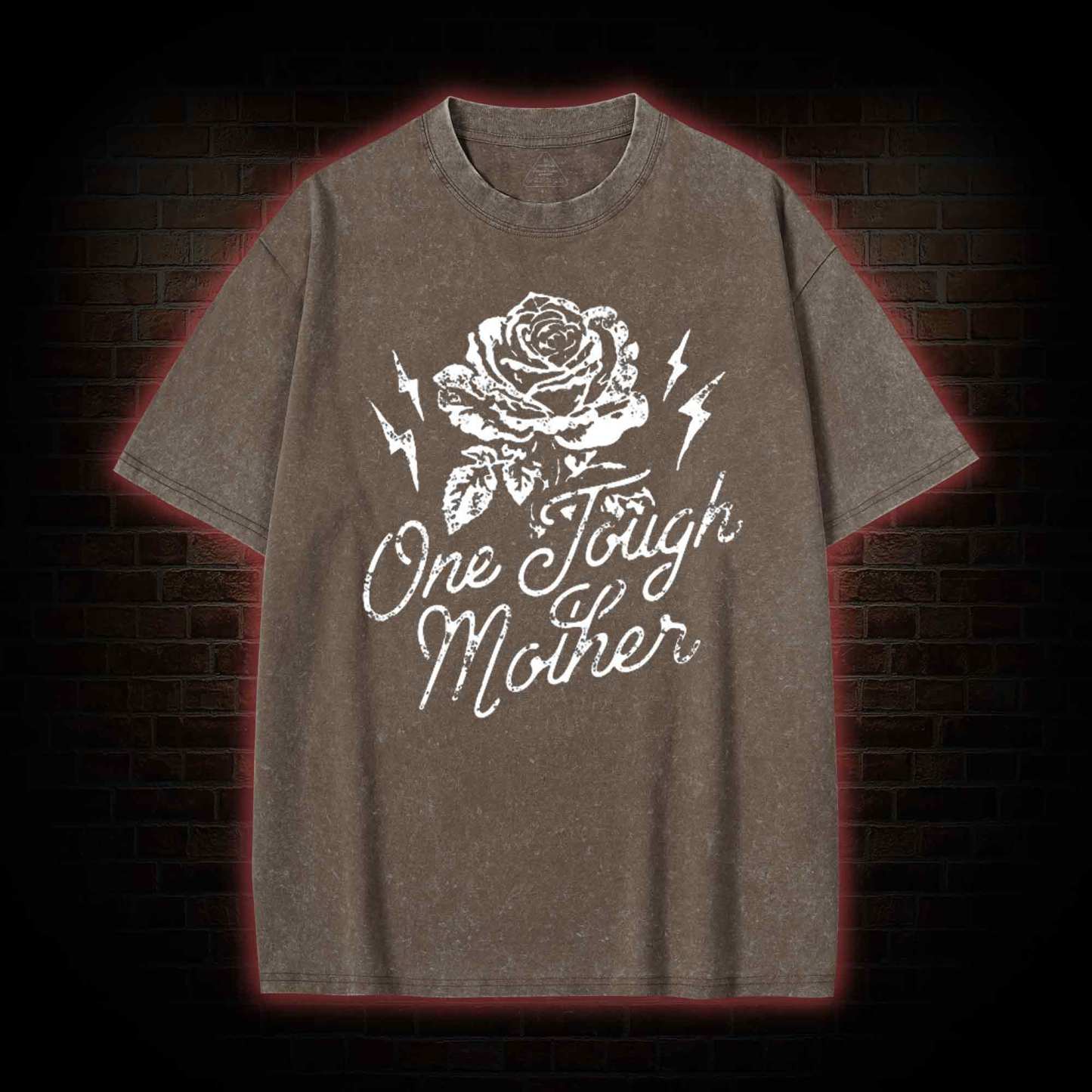 One Tough Mother  Washed T-shirt