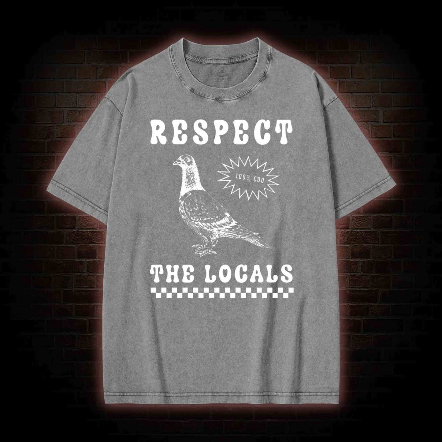 Respect the Locals Washed T-shirt