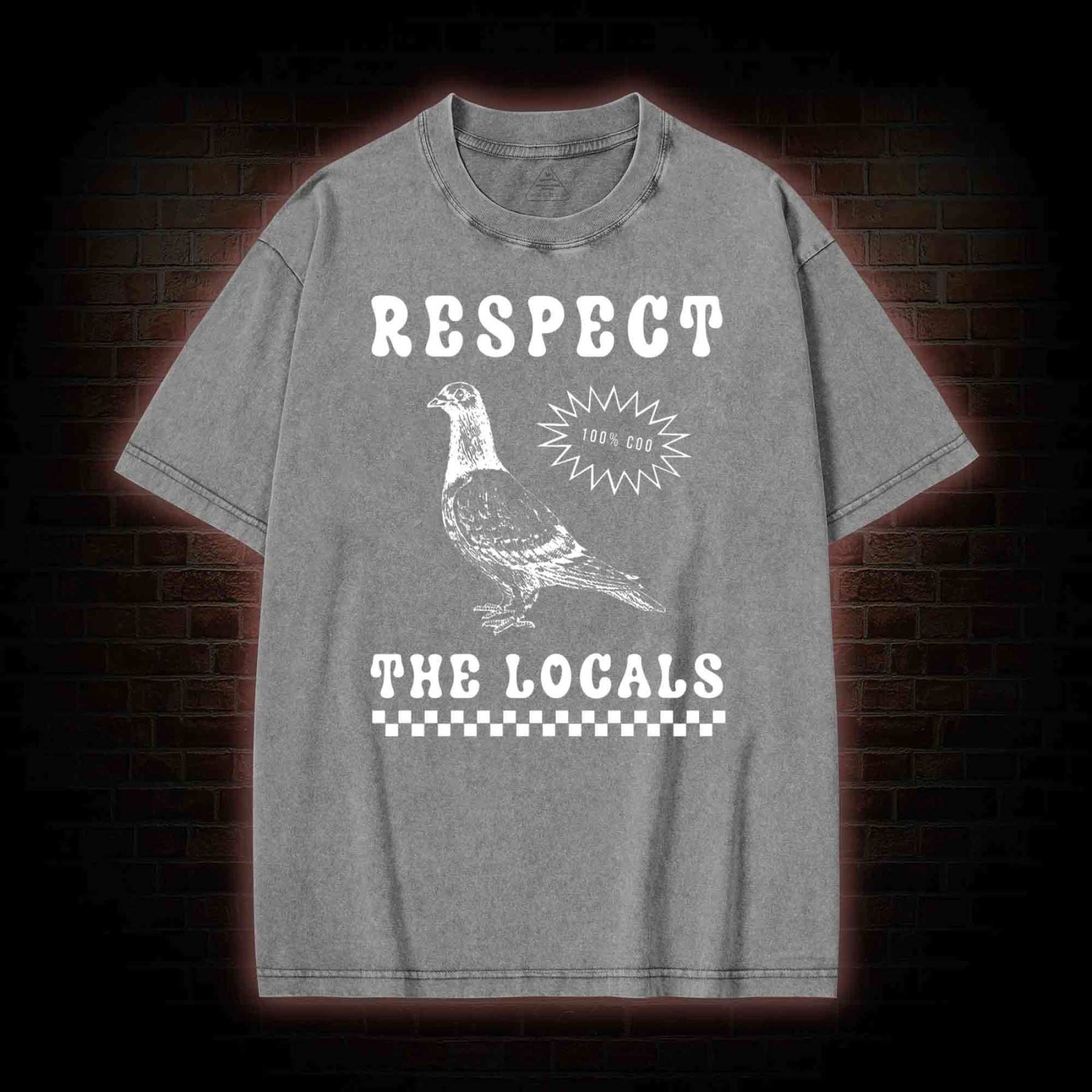 Respect the Locals Washed T-shirt
