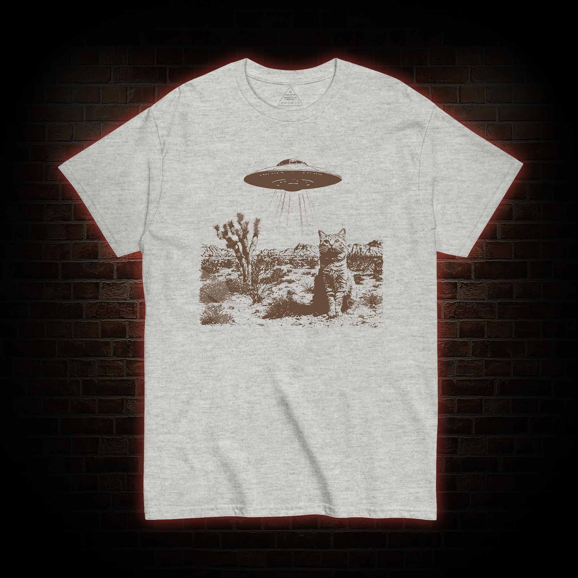 UFO Cowboy Cat T-shirt 