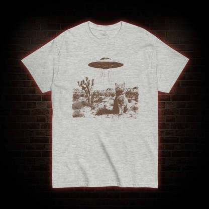 UFO Cowboy Cat T-shirt 