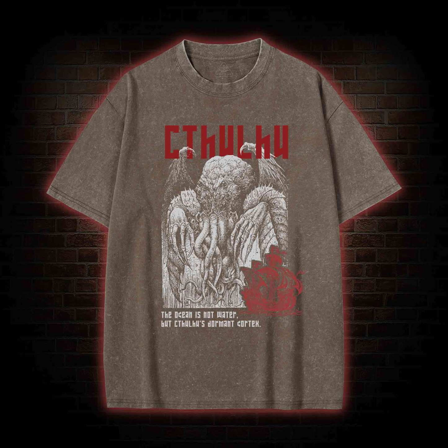 Call of Cthulhu Washed T-shirt