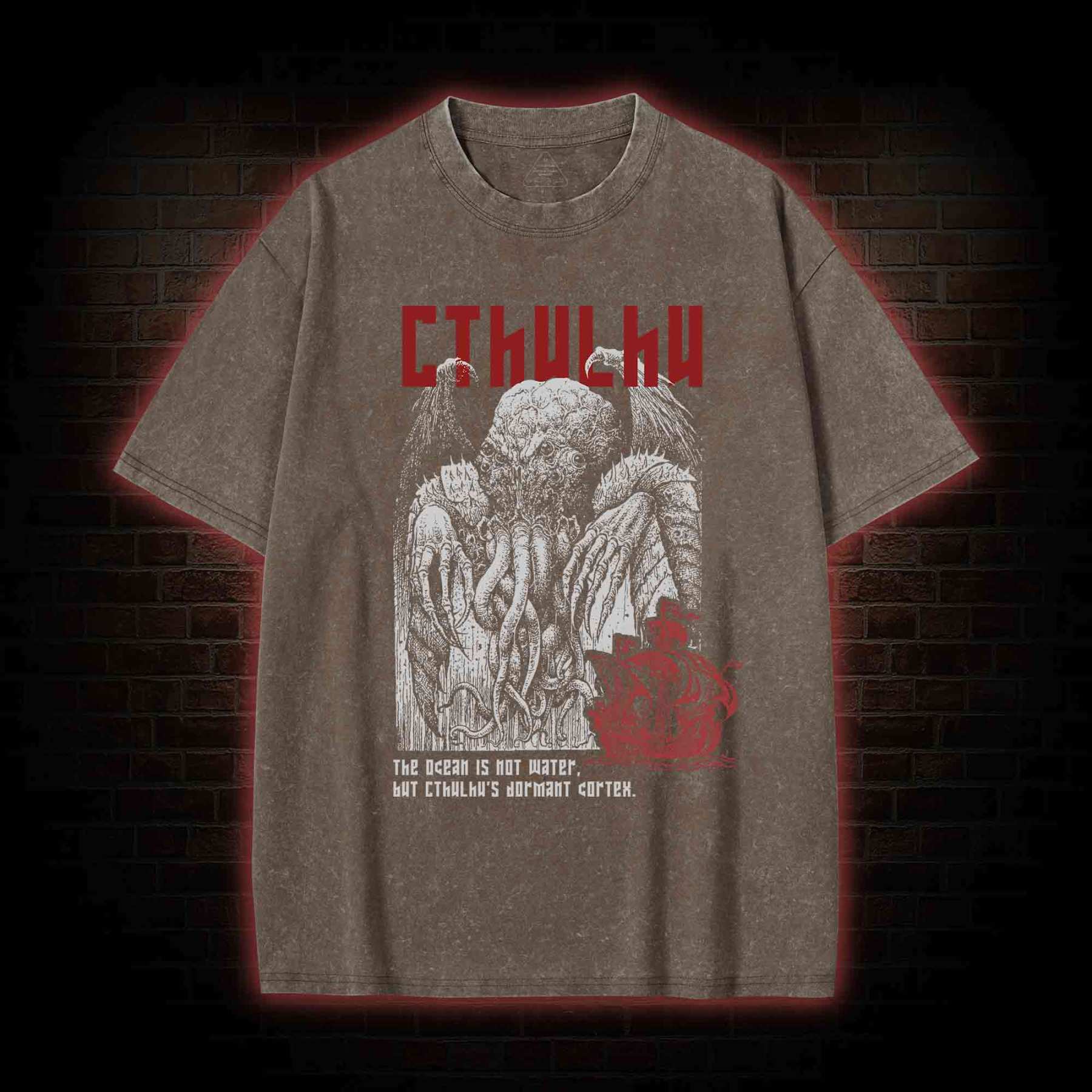 Call of Cthulhu Washed T-shirt