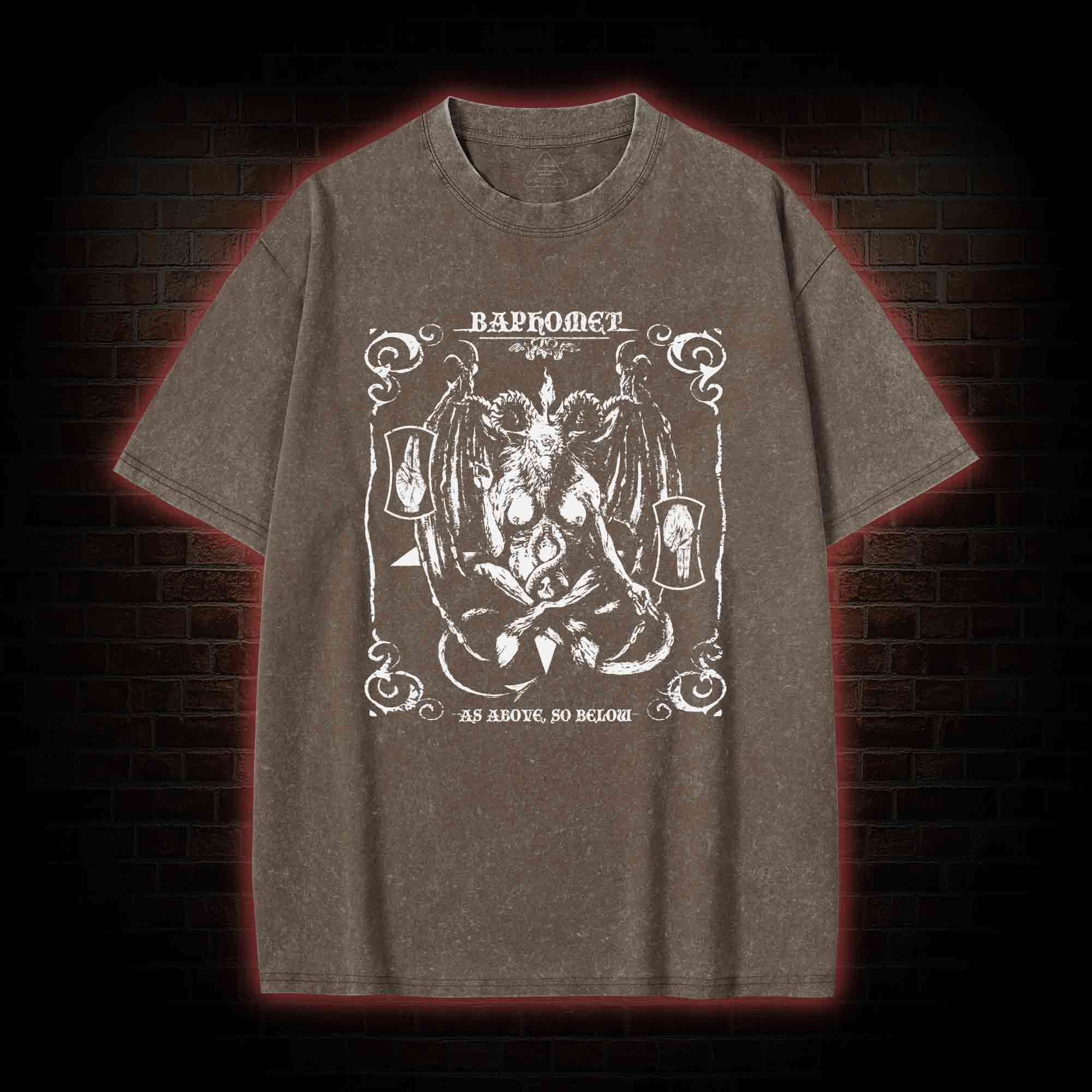 Sigil of Satan Washed T-shirt