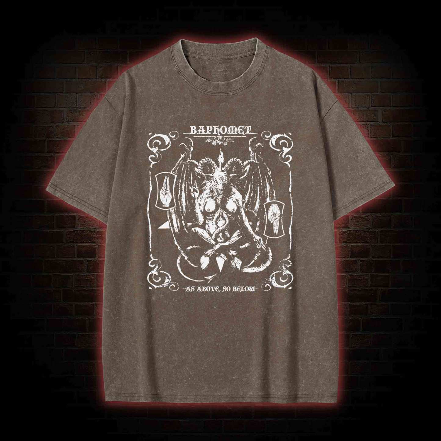 Sigil of Satan Washed T-shirt