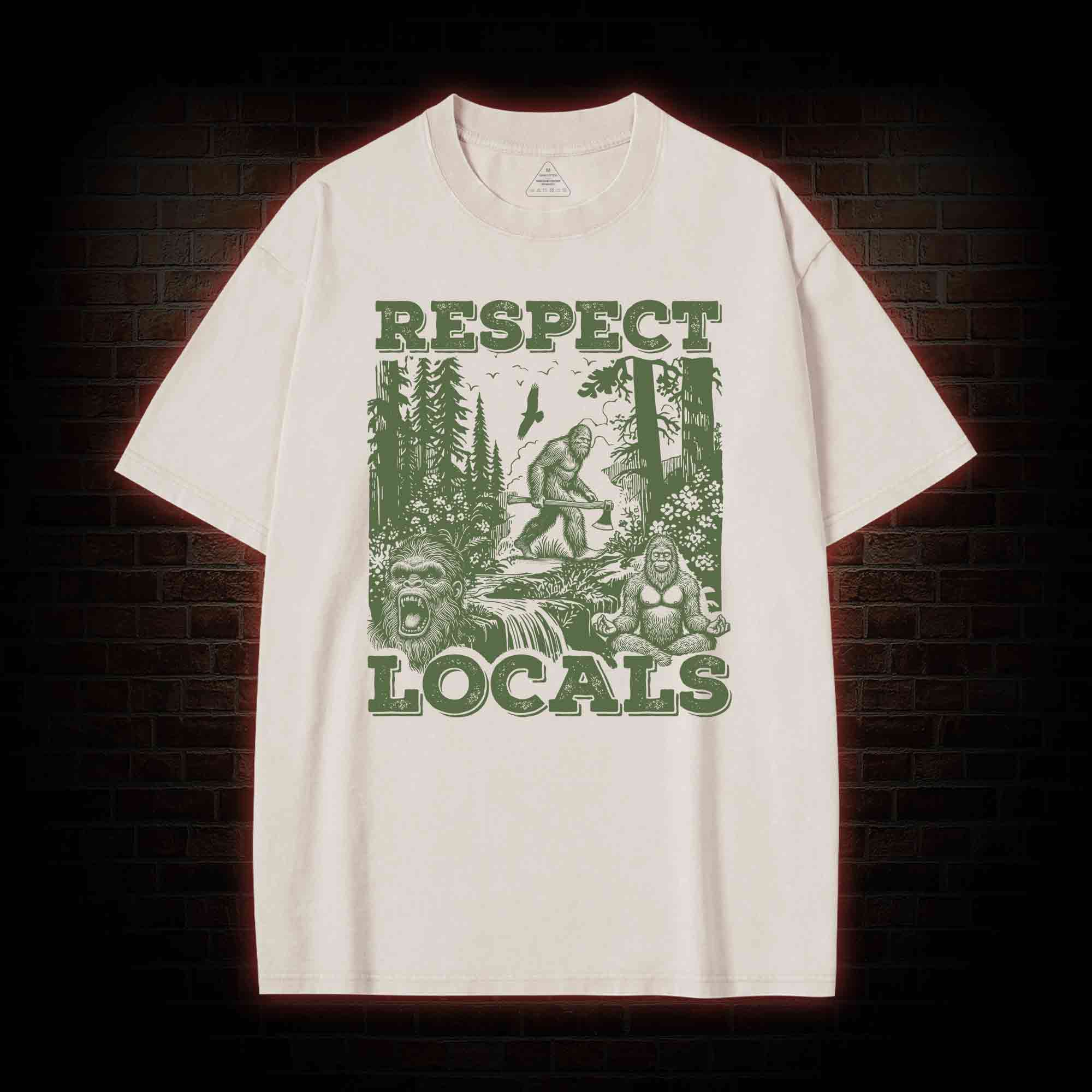 Respect Locals Washed T-shirt