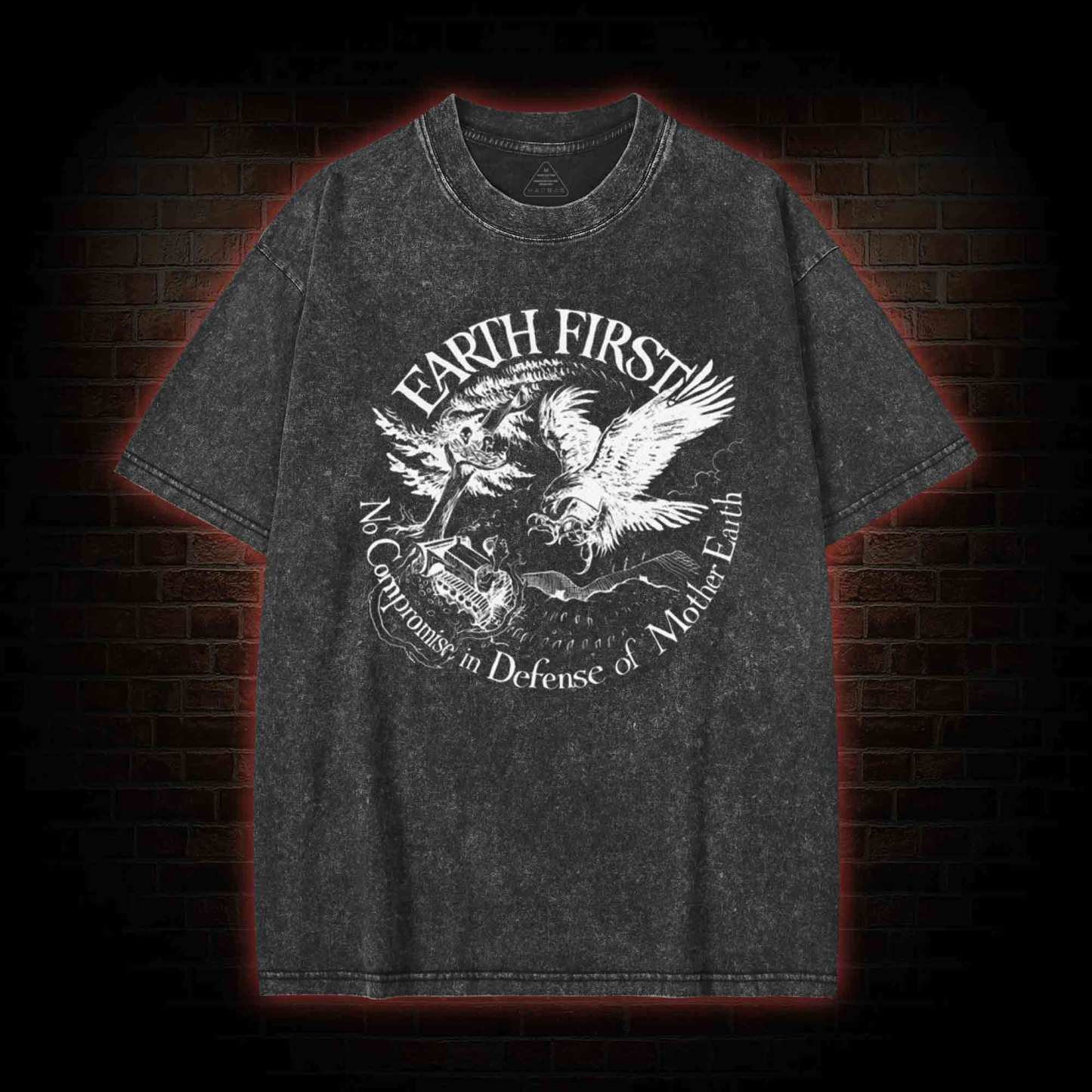Earth First Washed T-shirt